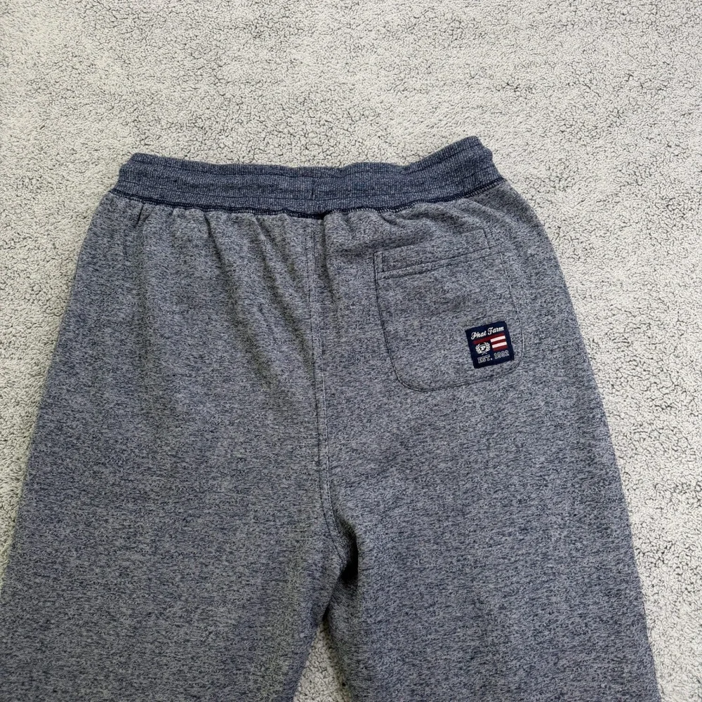 Phat Farm Joggers Mens Small Melange Navy Blue Slim Fit Sweatpants Joggers Y2K